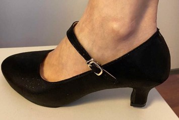 Glitrende Festsko Aktor i Sort – Uundgåeligt Tilbud!