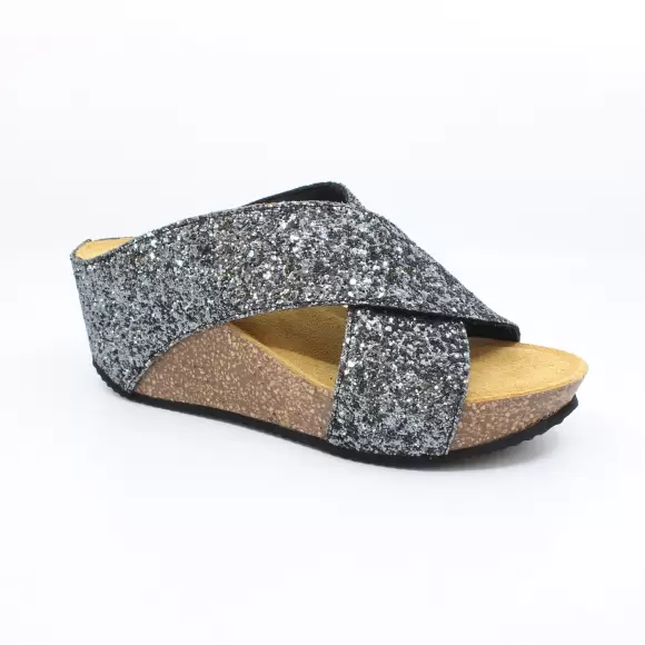 Bella Moda Bubbly Glitter S25631b 007 - ANTRACIT Female 36