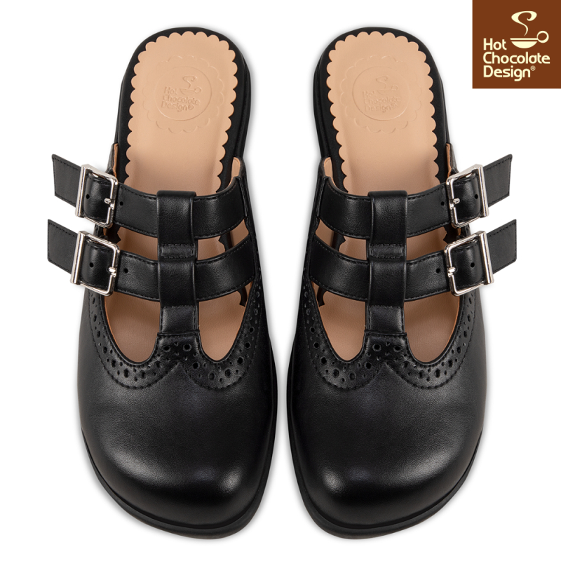 Blackout Clogs Flade Sandaler - Sort  EU37,5 - HCD37