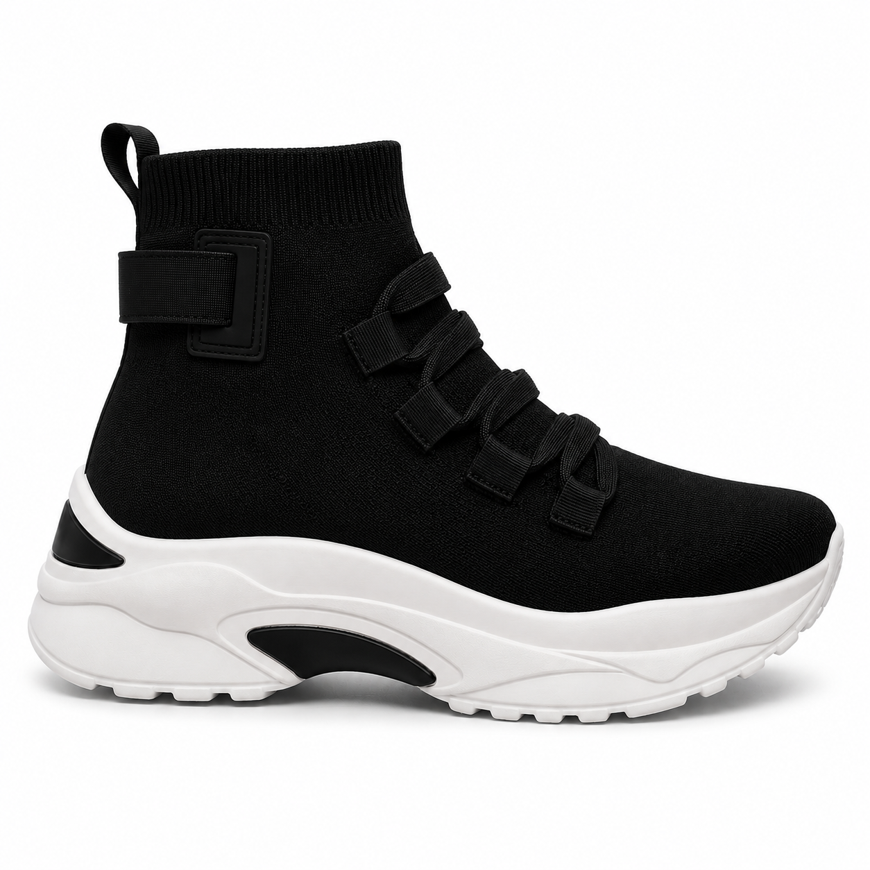 Noir Zip Sneaker -   41