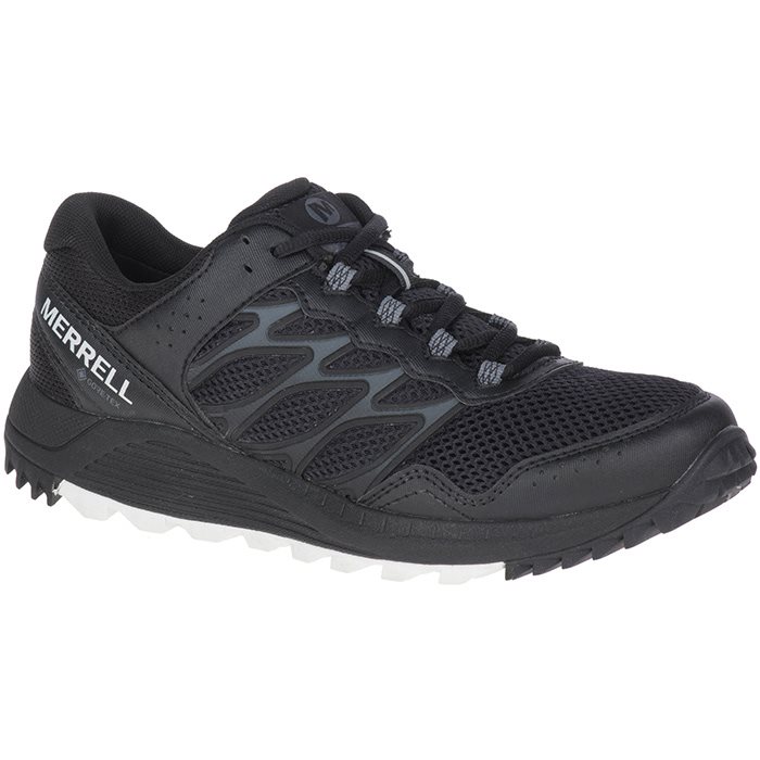 Merrell Wildwood Gtx Dame Black Vandresko - Sort  37