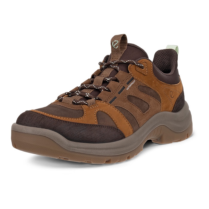 Ecco Offroad Leather Waterproof Kvinder Damer Cacao Vandresko - Vandresko  37
