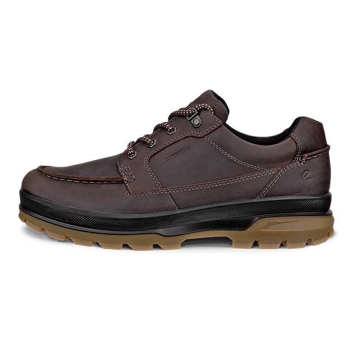 Ecco Rugged Track Waterproof Moc Toe Coffee Vandresko - Vandresko  40