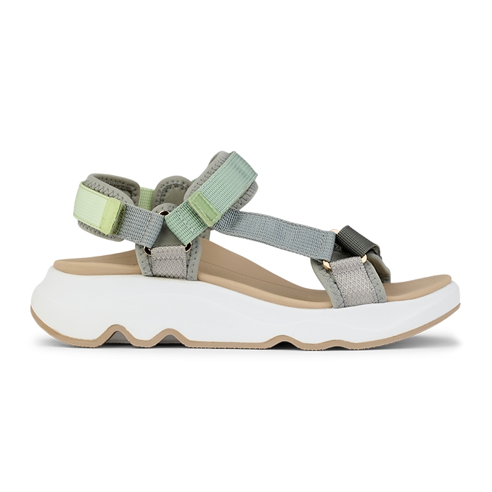 Green Comfort Venice Vaia Sandal Sage Green Comfort Sandaler - Grøn  38