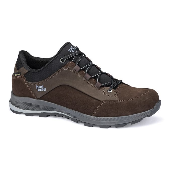 Hanwag Banks Low Gtx Mocca Black Vandresko - Sort  46,5 / UK 11,5
