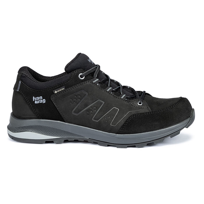 Hanwag Torsby Low Extra Gtx Black Ashpalt Vandresko - Sort  UK 9,5
