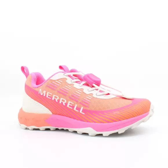 Merrell Kids Agility Peak Pink Orang Mk167557 - Pink Unisex 35
