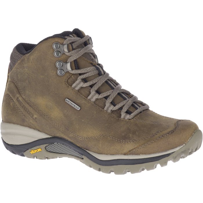 Merrell Siren Traveller Mid Brindle Boulder Vandrestøvler -   38