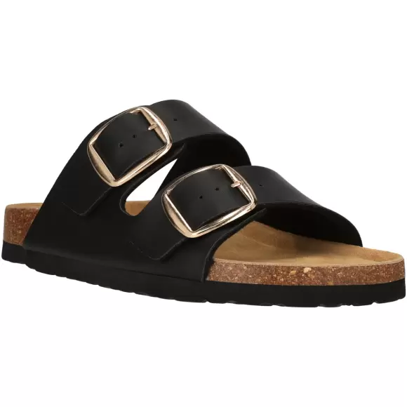 Nou Bundao Cork Sandal Nou212266 1001a - Sort Female 38