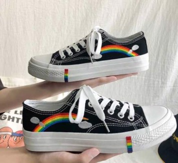 Sneakers Fede Sneakers Sort Regnbue - Sort