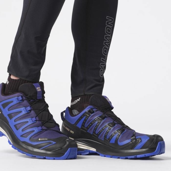 Salomon Pro Gtx Herre Mænd Blue Print Stw Vandresko - Vandresko  UK 7,5