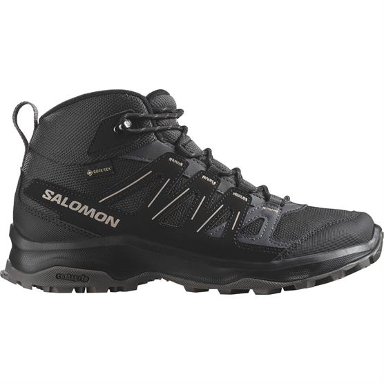 Salomon Grivola Mid Gtx Womens Phantom Black - Sort  36