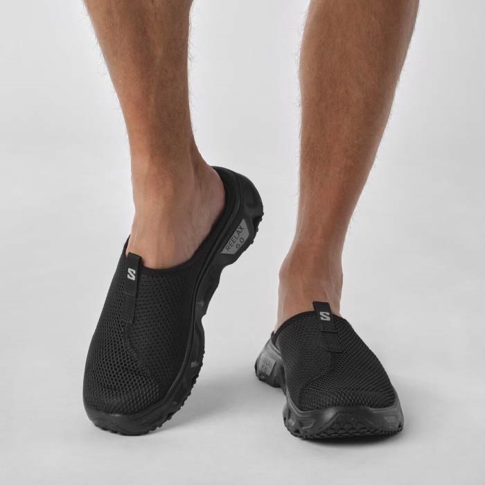 Salomon Reelax Slide Sandaler til Mænd - Sort Komfort 479 DKK