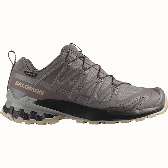 Salomon Pro Gtx Kvinder Damer Plum Kitten Blk Gull Vandresko - Vandresko  UK 5,5