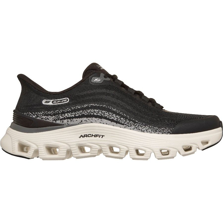 Skechers Arch Fit Glide Step Wave Zana Løbesko Herre Sort - Sort Male 42,5