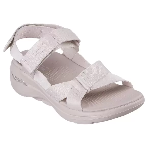 Skechers Womens Walk Arch Fit Sandal 140808 Nat - NATUR Female 37