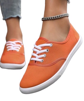 Fede orange sneakers til en fantastisk pris hos Lili Marleen!