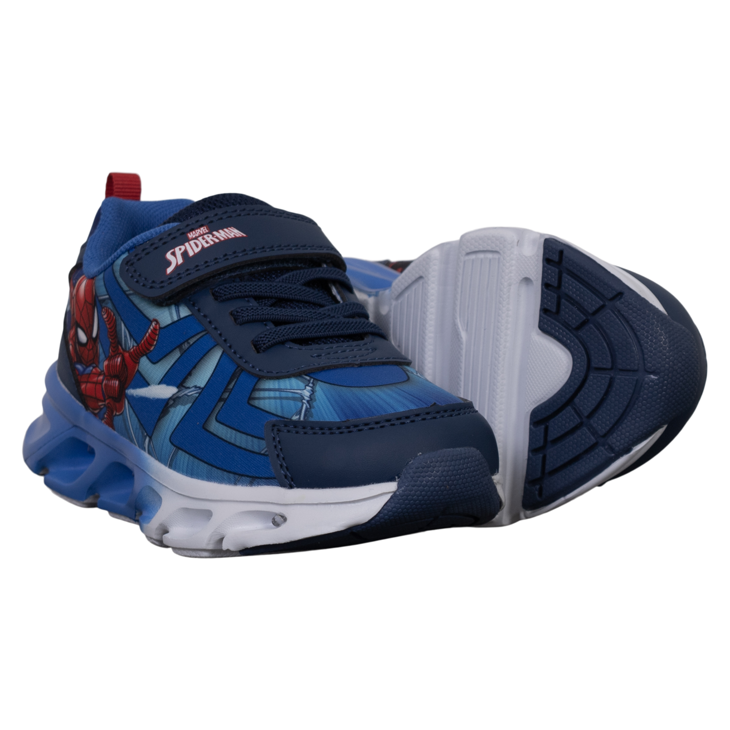 Marvel Spiderman Børne Sneakers Blink Blue Kobolt - Blue/Kobolt  28
