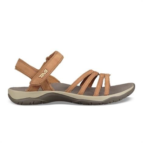 Teva Elzada Sandal Leather Dame Pecan -   36