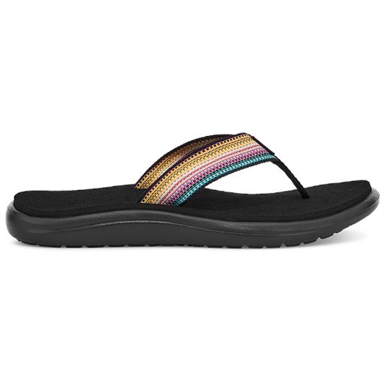 Teva Voya Flip Dame Antiguous Black Multi - Sort  36