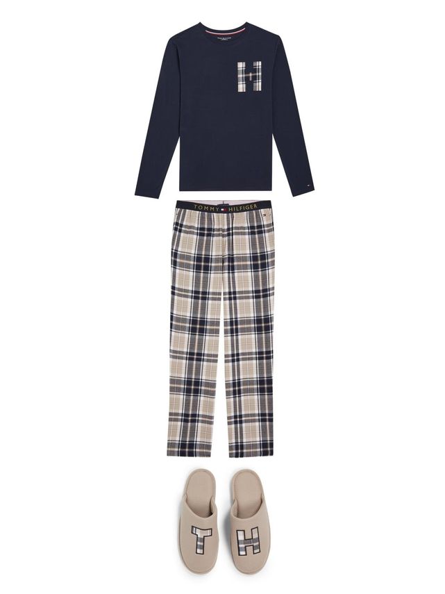 Pant Slippers Set Flannel - L Male L