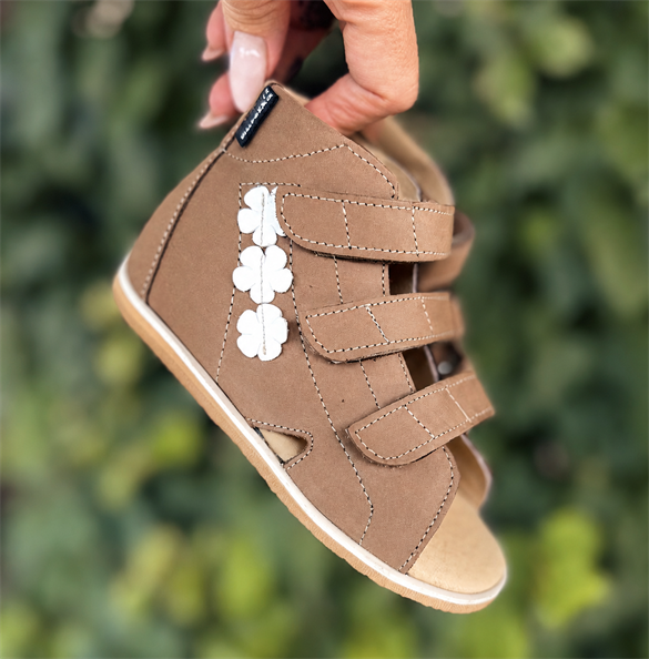 Aurelka Sandal Lys Brun Sandal Med Ekstra Støtte -