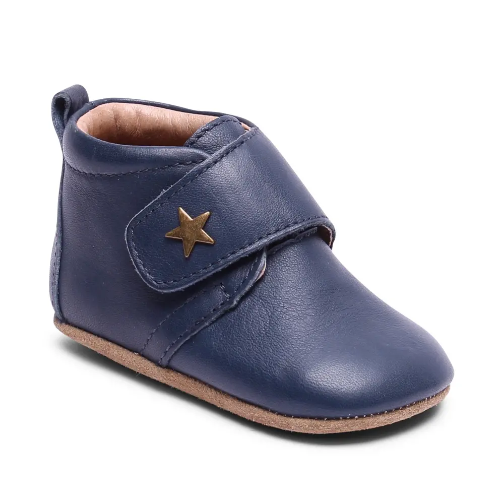 Hjemmesko Velcro Star Navy - Hjemmesko  24