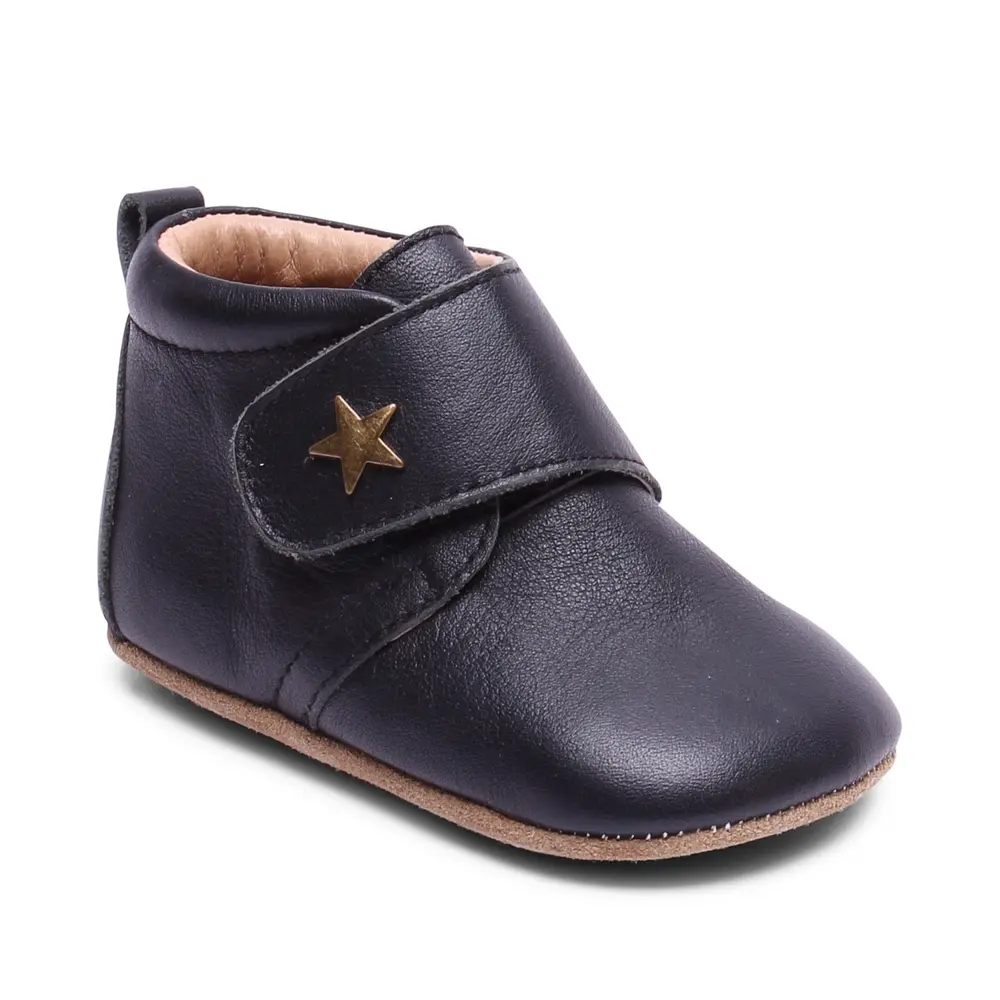 Hjemmesko Velcro Star Black - Sort  50