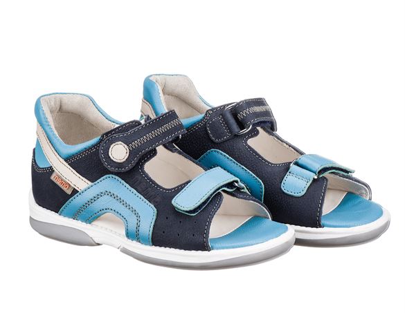 Memo Szafir Sandal Marine Blå Sandal Med Ekstra Støtte -