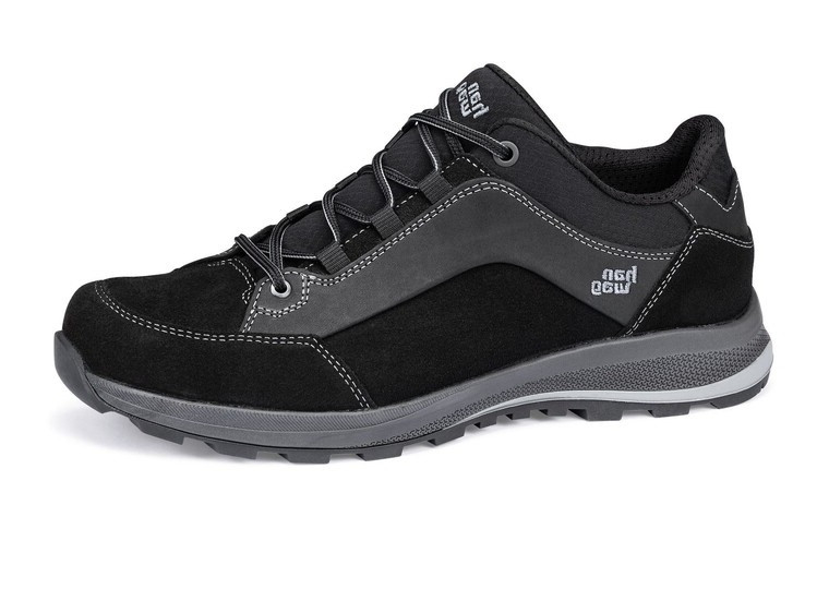 Hanwag Banks Low Bunion Black Black - Sort  8/42