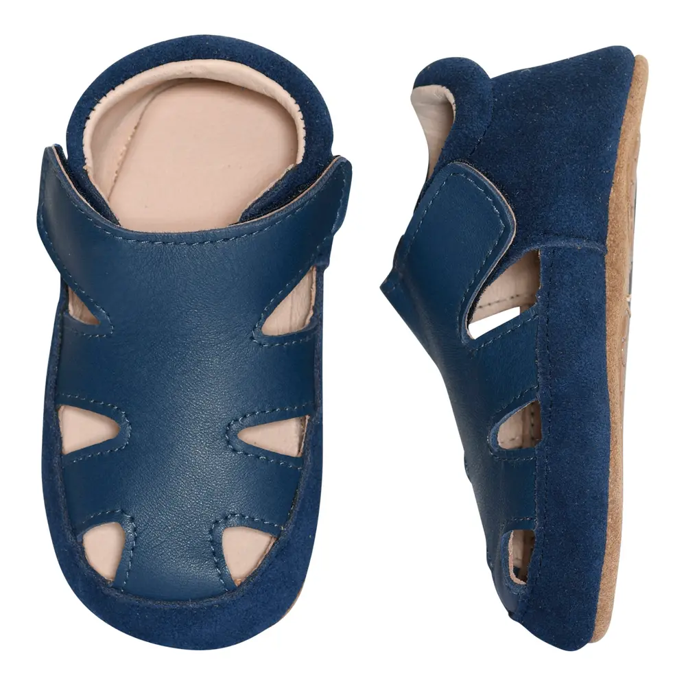 Sandal Læder Slippers 174 - Blå  16/19