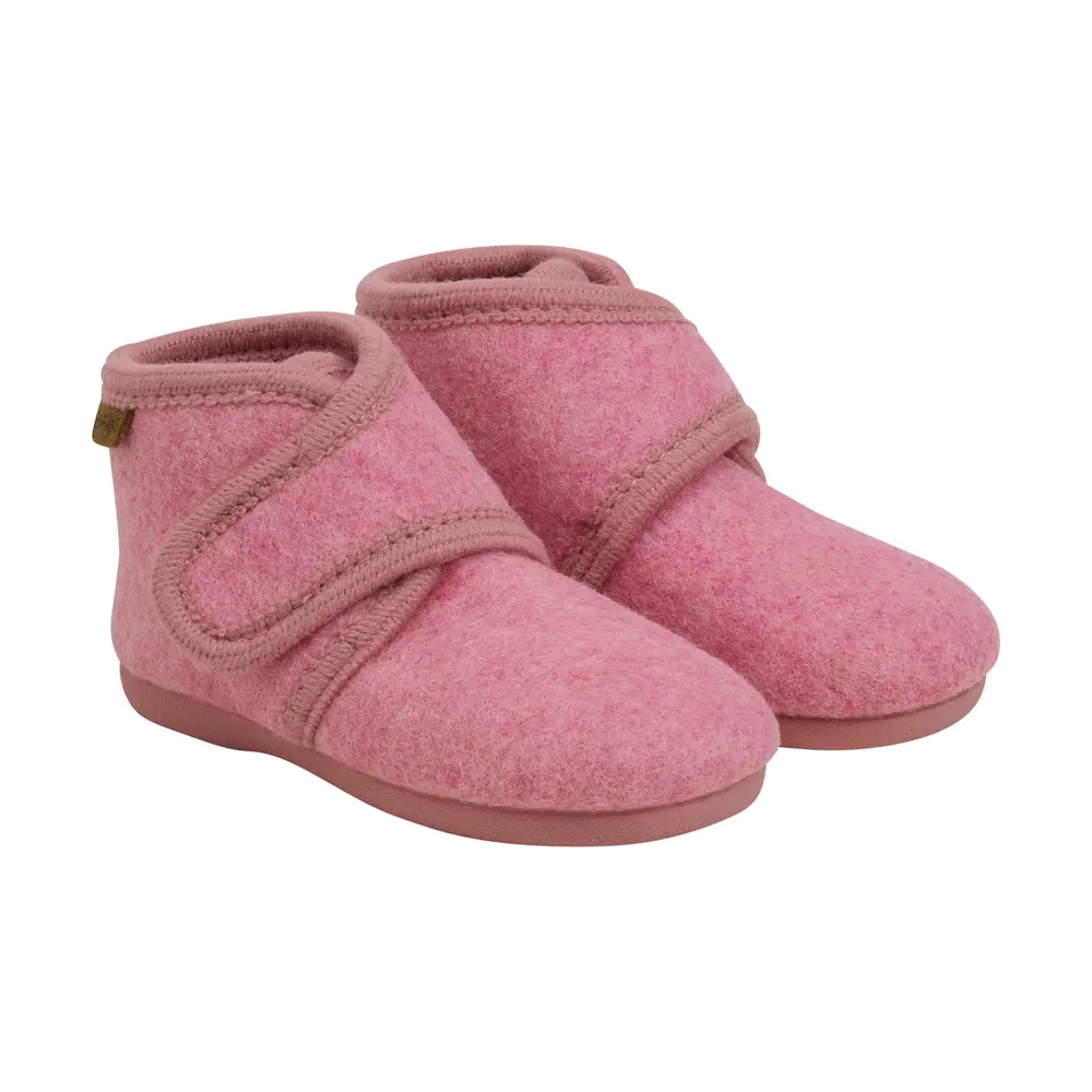 Uldhjemmesko Velcro Wild Rose - Hjemmesko  24