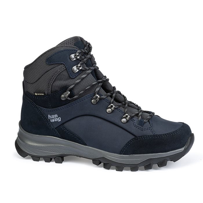 Hanwag Banks Gtx Extra Dame Navy Asphalt Vandrestøvler - Asphalt  37,5 / UK 4,5