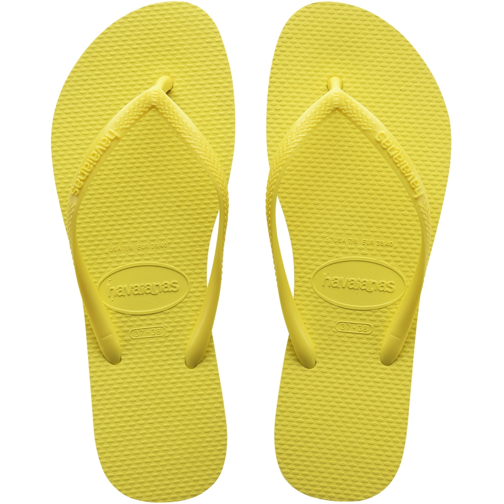 Havaianas Slippers Slim 4000030 Pixel Yellow - Gul Unisex 35/36