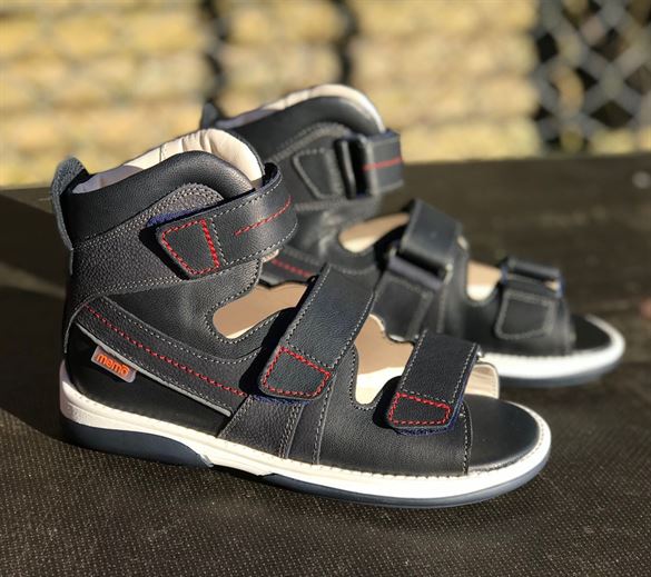 Memo Hermes Sandal Navy Blue Sandal Med Ekstra Støtte -
