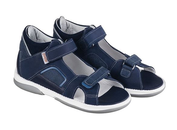 Memo Capri Sandal Navy Sandal Med Ekstra Støtte -