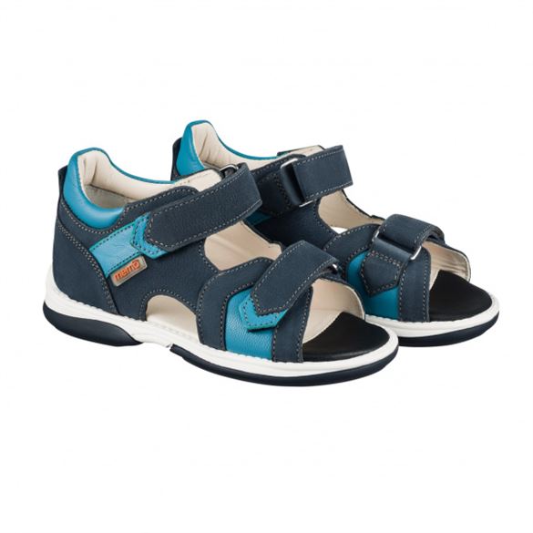 Memo Kris Sandal Blå Sandal Med Ekstra Støtte -