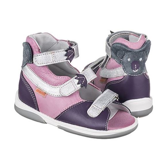 Memo Sandal Koala Lilla Grå Sandaler Med Ekstra Støtte -