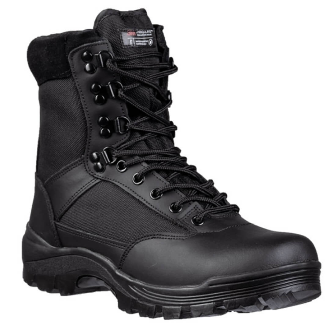 Vandrestøvler Med Lynlås Mil Tec Tactical Boot Sort - Sort  38|39|40|41|42|