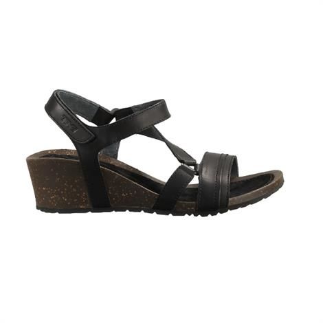 Teva Cabrillo Crossover Wedgedame Black - Sort  41