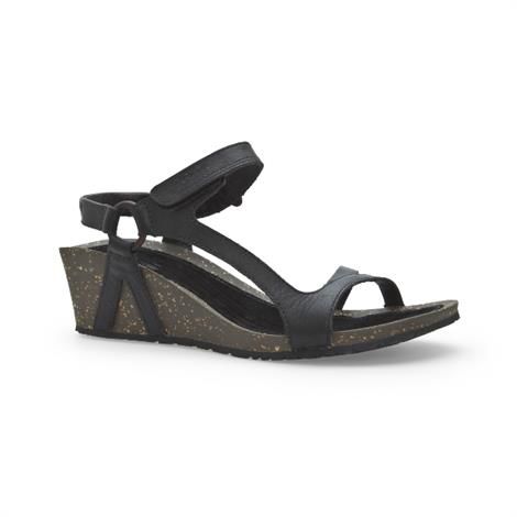 Teva Cabrillo Universal Wedgedame Black - Sort  41