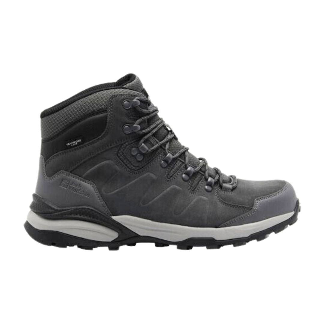 Vandrestøvler Herre Jack Wolfskin Refugio Texapore Mid Mørkegrå -   41|42|43|44|45|