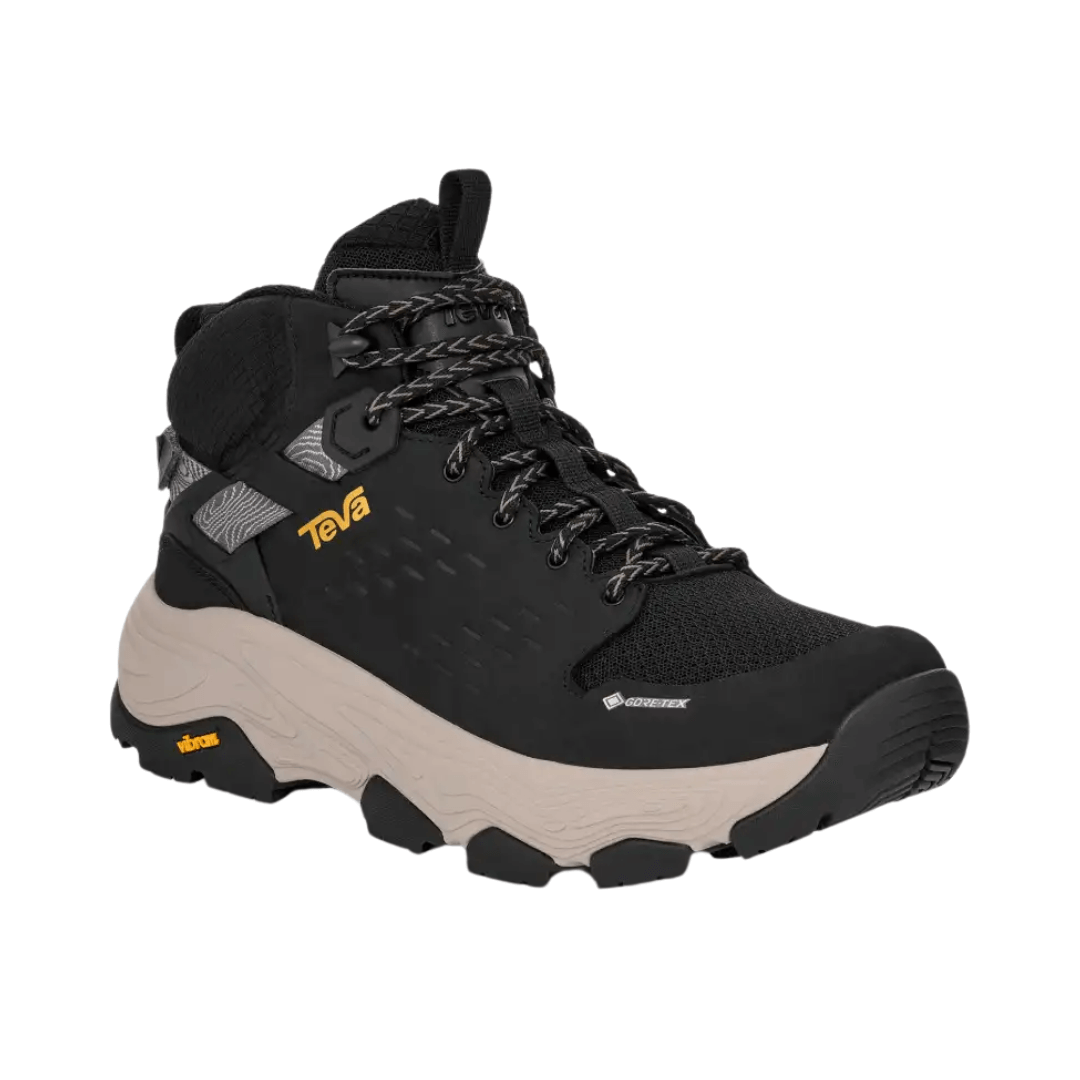 Vandrestøvler Herre Teva Grandview Max Gtx Sort - Sort  41|42|43|44|45
