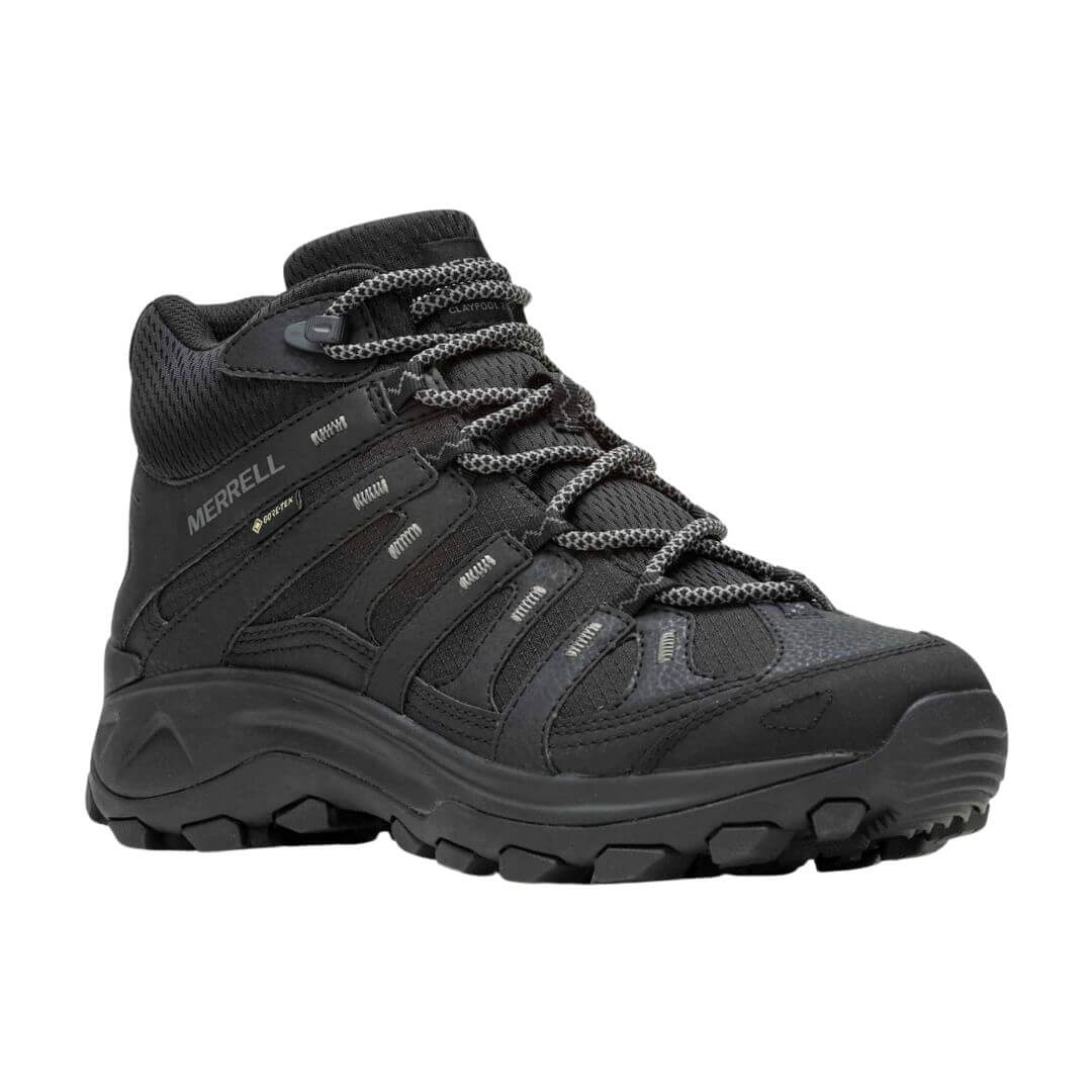 Vandrestøvler Til Herre Merrell Claypool Sport Mid Gtx Sort - Sort  41|42|43|44|45|