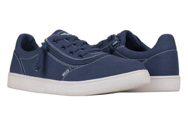 Billy Lynlåssko Sneaker Til Sport Aktivitet Bred Model Støddæmpende Blå -