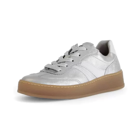 Gabor Sølv Skind Sneaker 435 - SILBER/WE(S Female 38