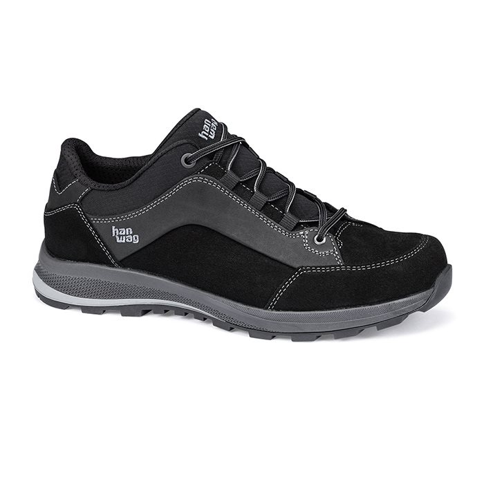 Hanwag Banks Low Bunion Herre Mænd Black Vandresko - Sort  42 / UK 8