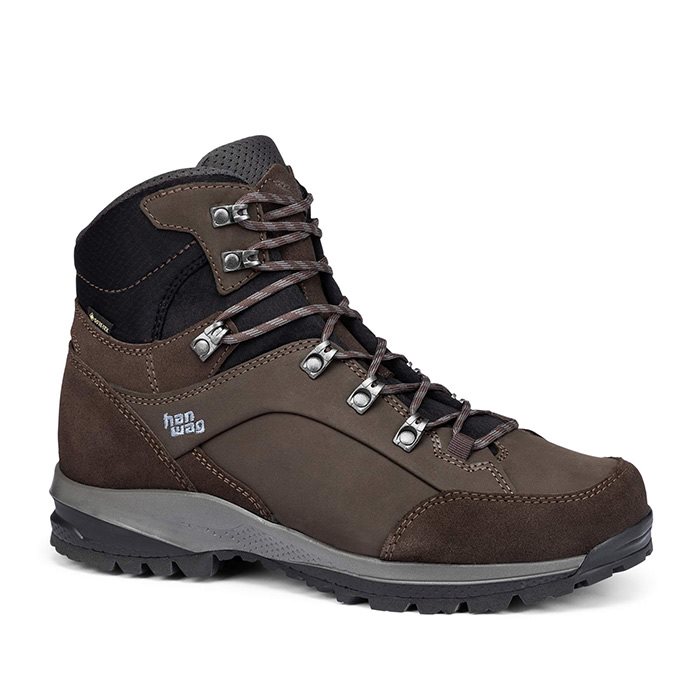 Hanwag Banks Gtx Extra Herre Mocca Asphalt Vandrestøvler - Mocca/asphalt  42 / UK 8