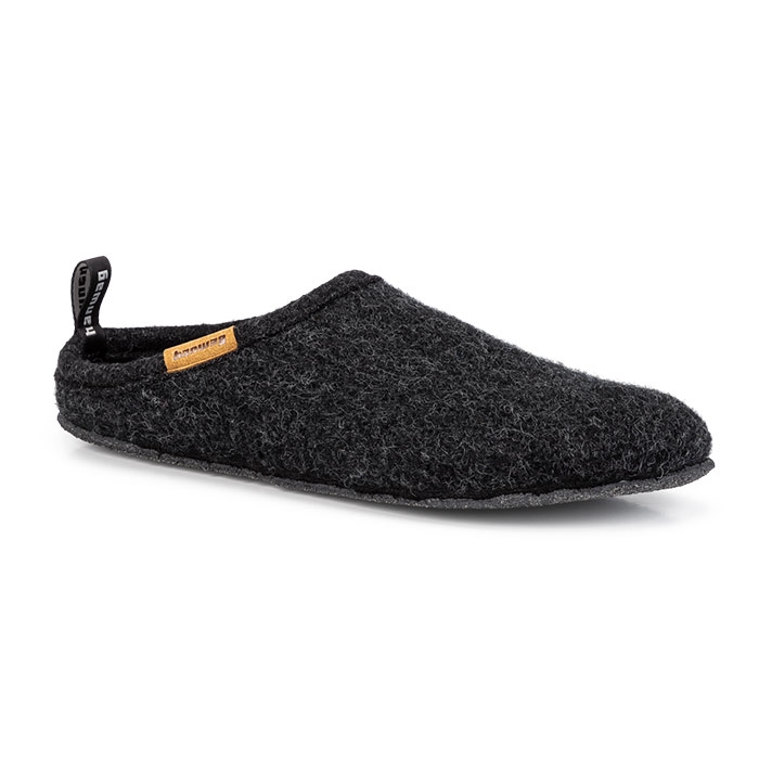 Hanwag Cabin Loafer Hjemmeko Charcoal Hjemmesko Slides - Hjemmesko  37