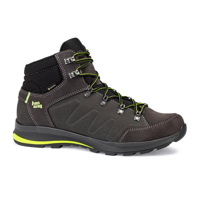 Hanwag Torsby Gtx Herre Asphalt Yellow Vandrestøvler - Gul  UK 11